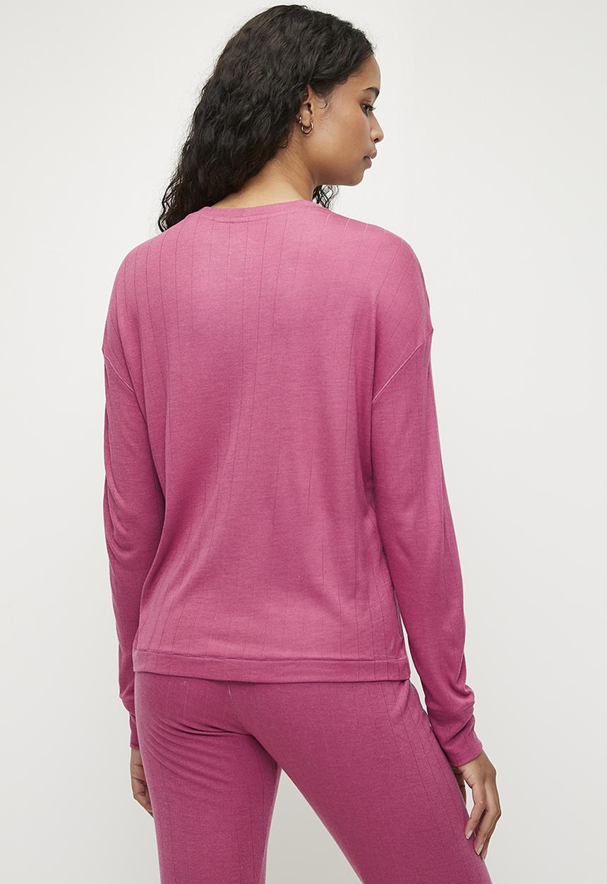 Jockey - Luxury modal long sleeve top - pink