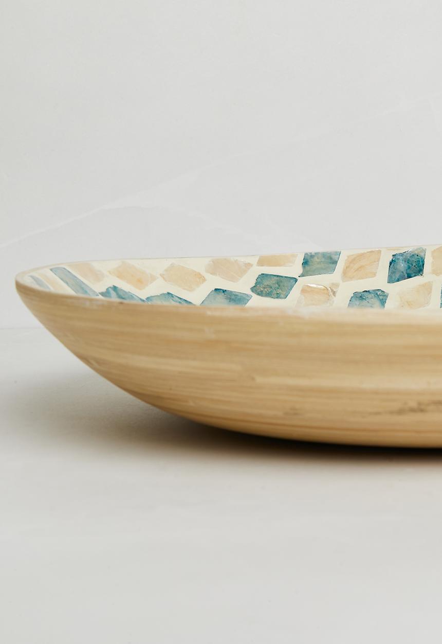 Sixth Floor - Large capiz bowl - multi