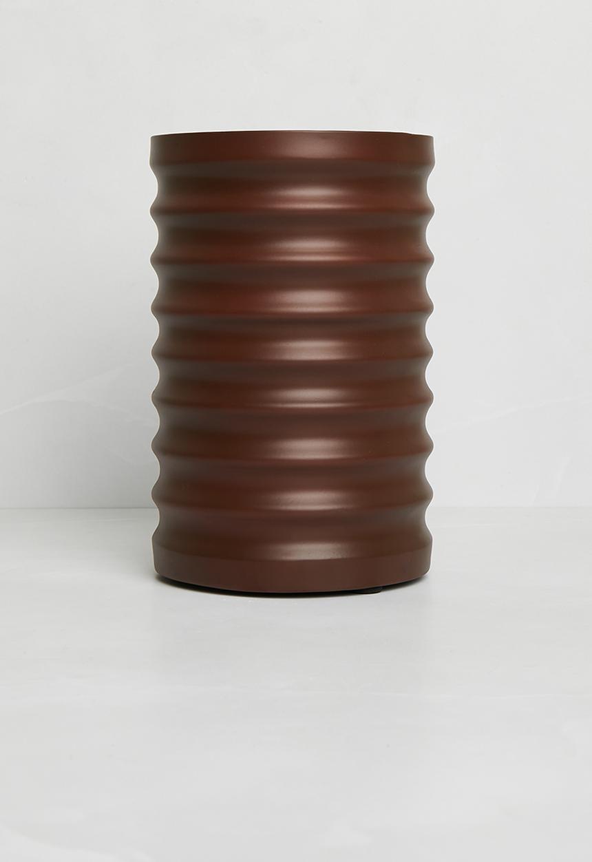 Sixth Floor - Pillar Candle Holder - brown