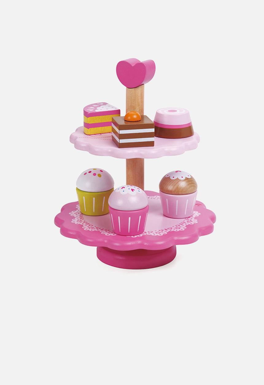 Greenbean Learning - Pretend & play - cupcake toy stand - 10pcs - multi