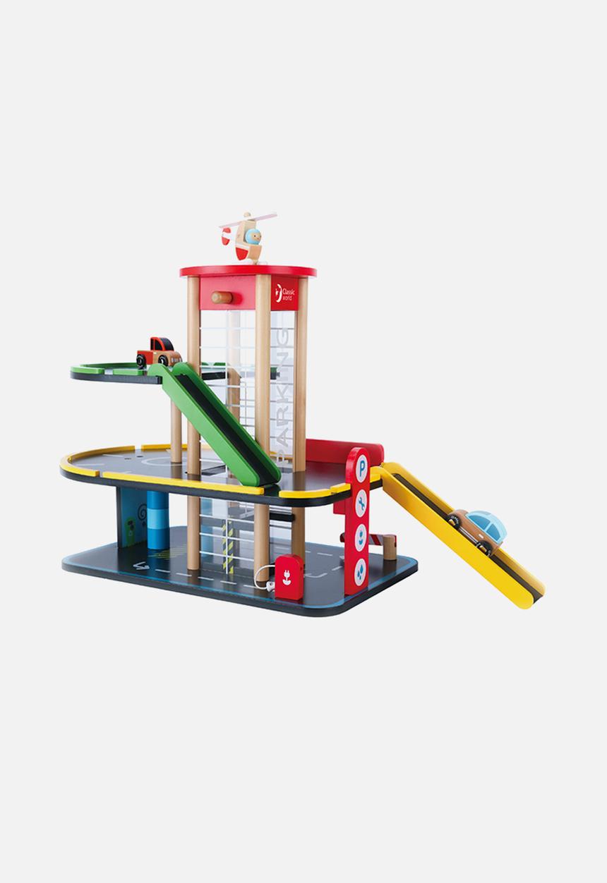 Greenbean Learning - Pretend & play - modern parking garage - multi