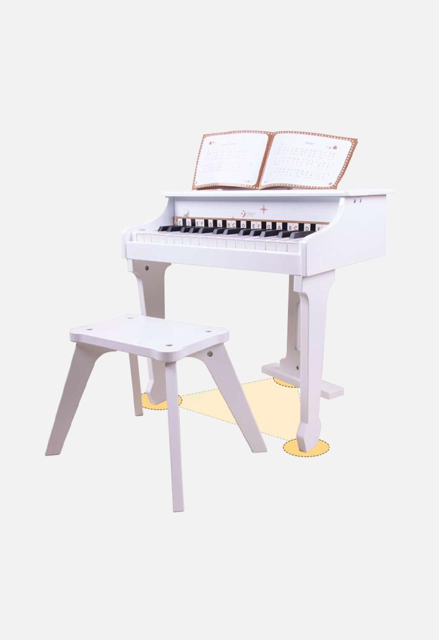 Greenbean Learning - Grand piano - white