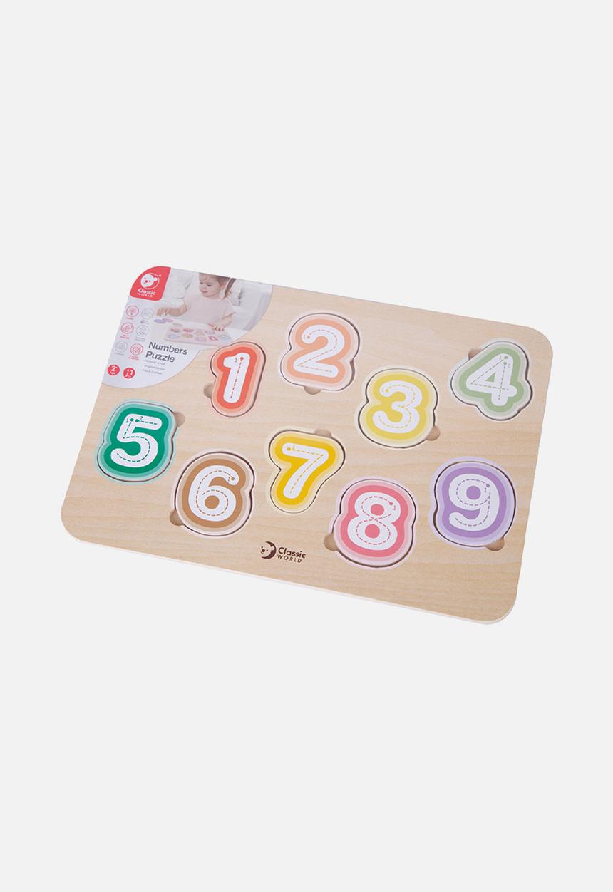 Greenbean Learning - Numbers puzzle - 10pcs - multi