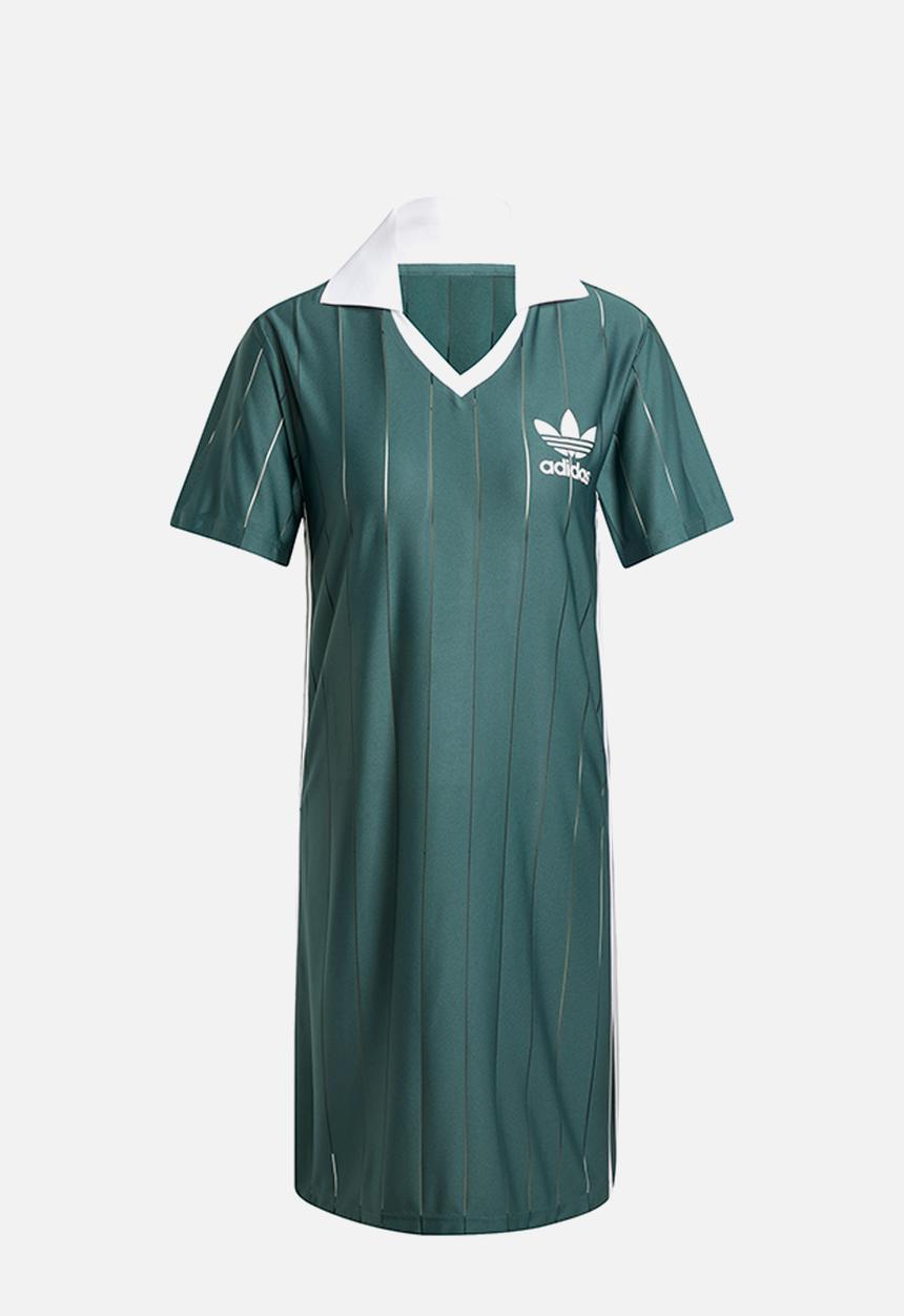adidas Originals - Plus 3 S Pnst Dress - Mineral Green