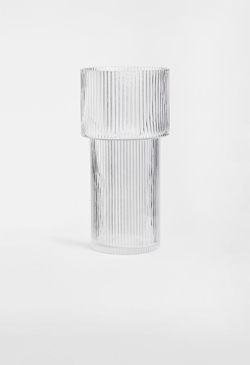 H&M - Large glass vase - transparent