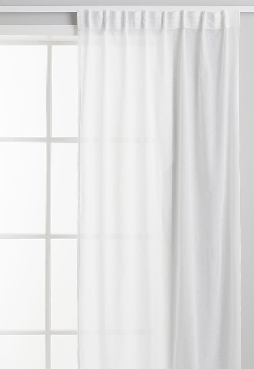 H&M - 2-Pack airy multiway curtains - white