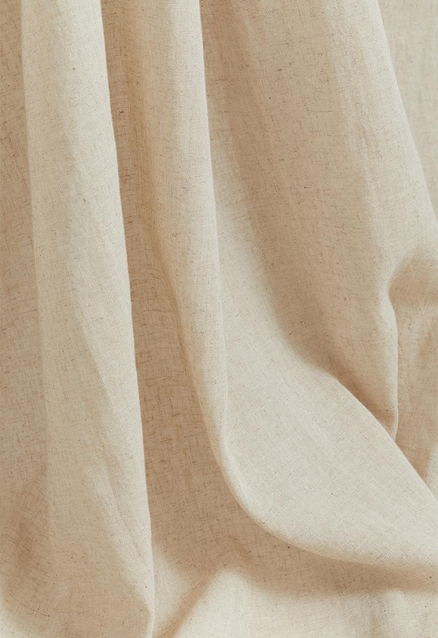 H&M - 1-Pack wide linen-blend curtain length - beige