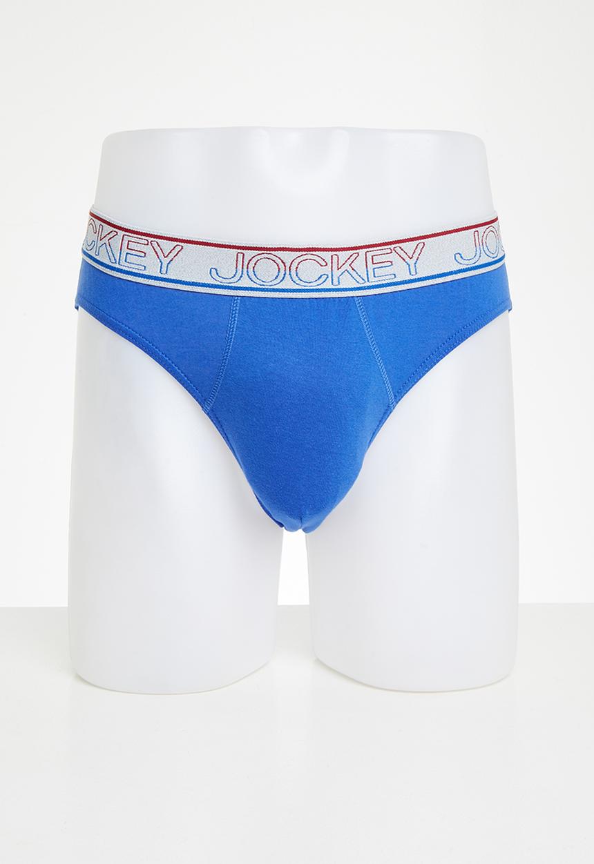 Jockey - 3 pack plain new gen jockey brief - black/bluest eyes/obsidian