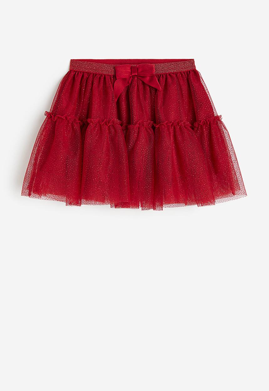 H&M - Tulle skirt - red