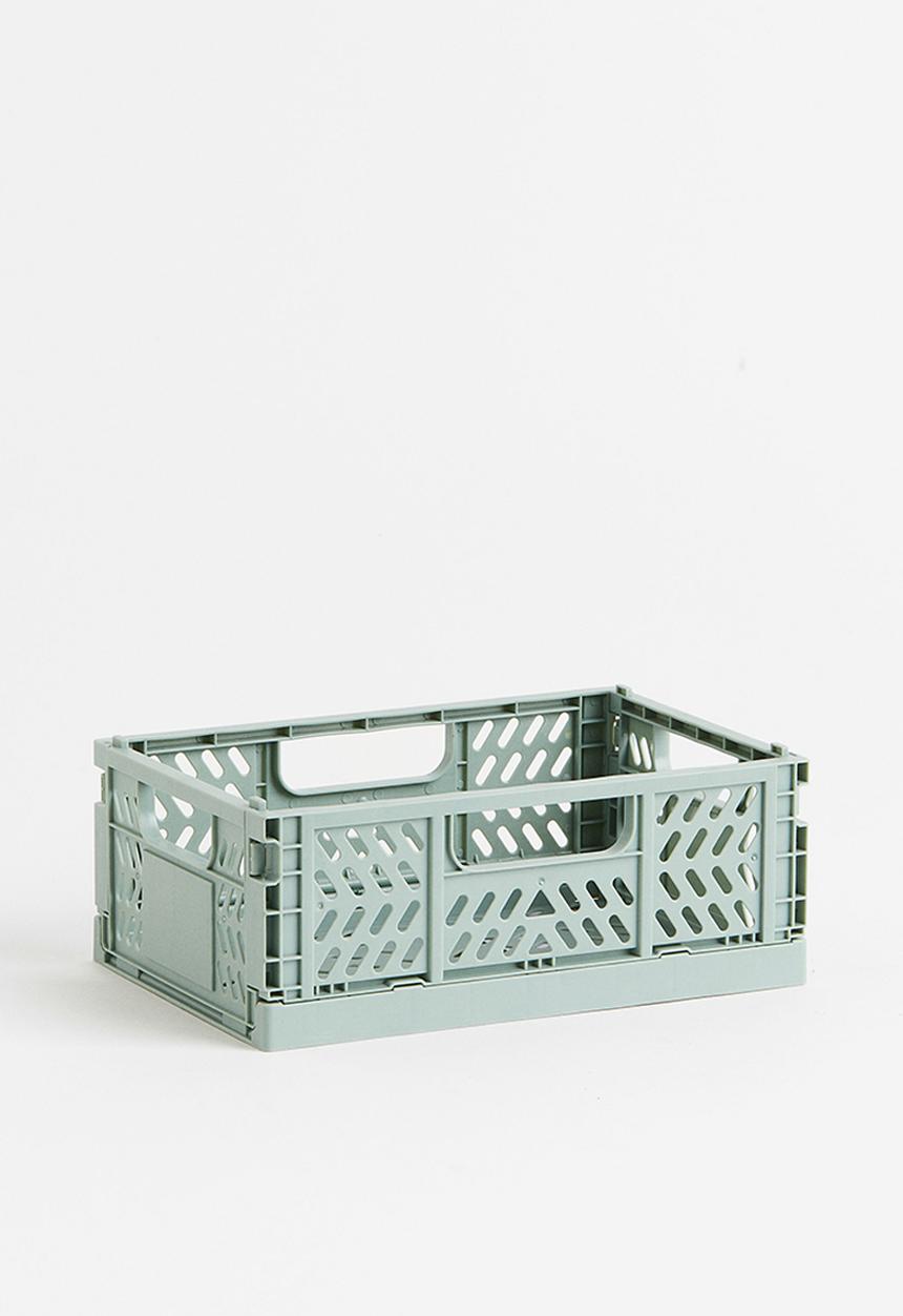 H&M - Foldable storage crate - green