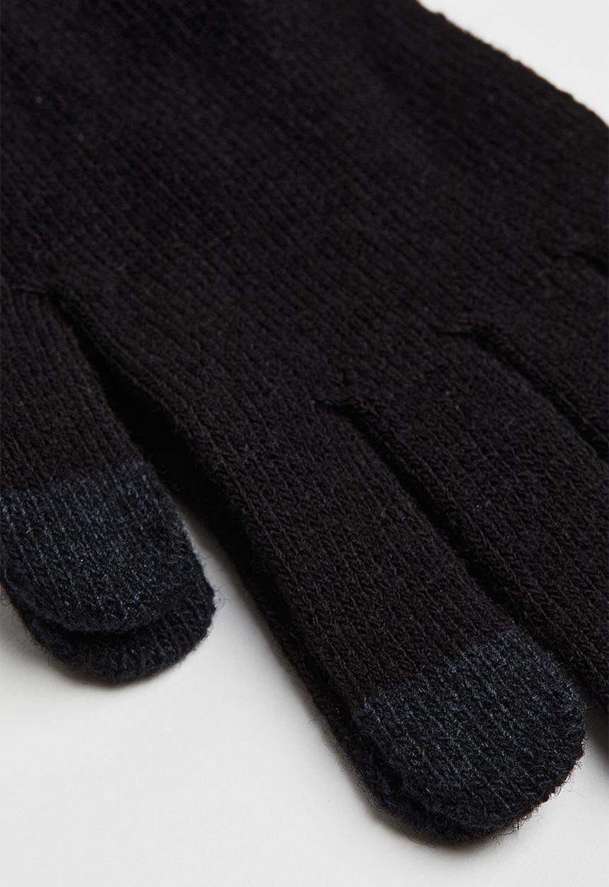 H&M - 2-Pack touchscreen gloves - black