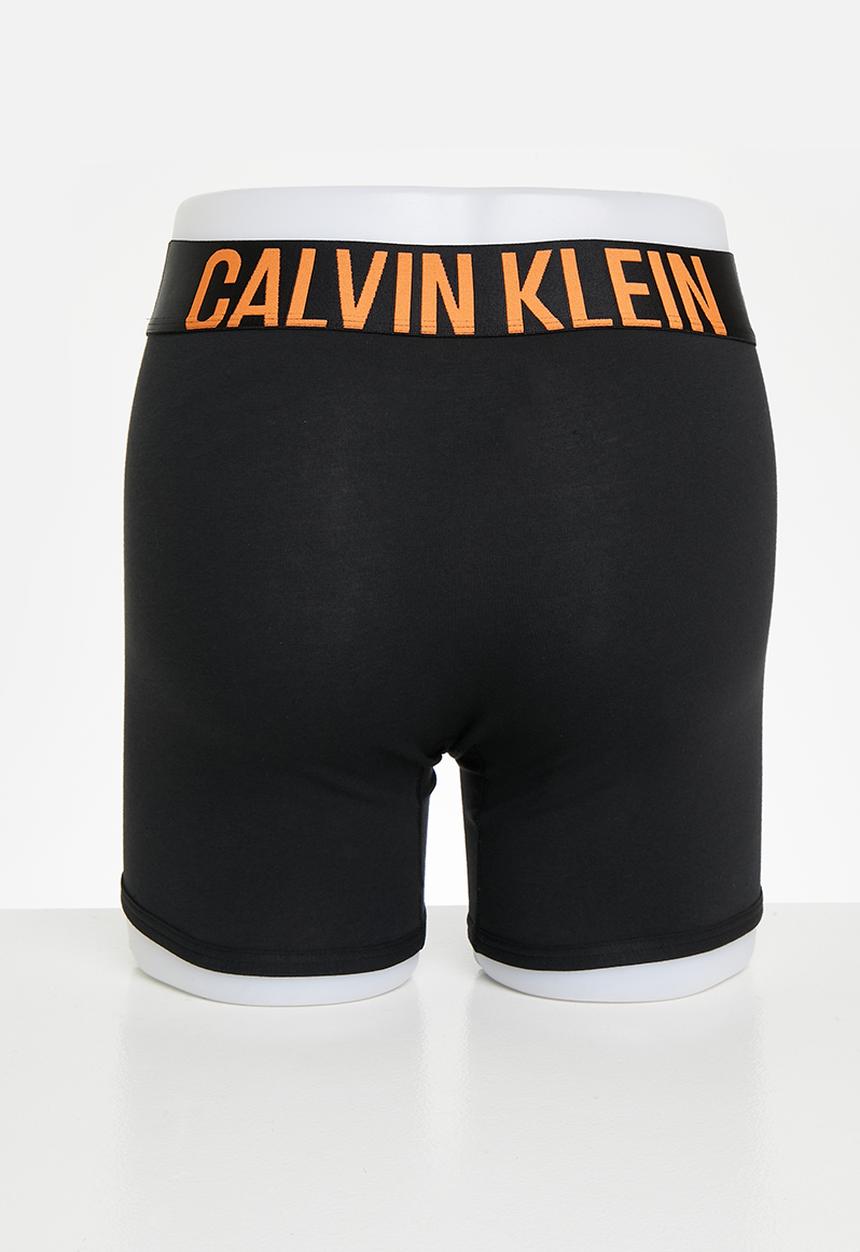 Calvin Klein - Boxer brief 2 pack - carrot mysterioso logos