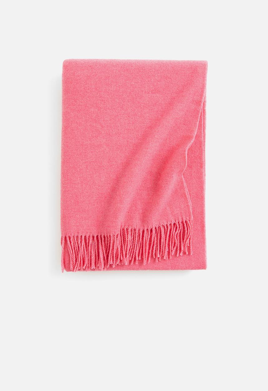 H&M - Wool-blend blanket - pink