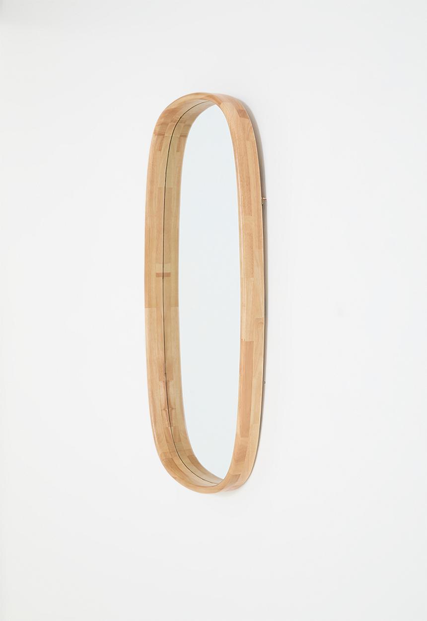 Sixth Floor - Wooden Mirror - Natural 50x100cm