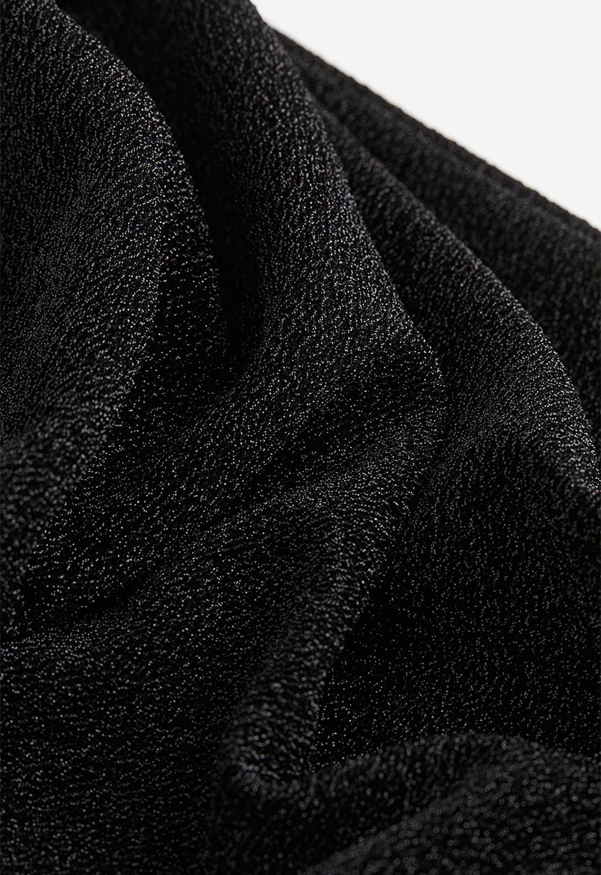 H&M - Glittery jersey dress - black