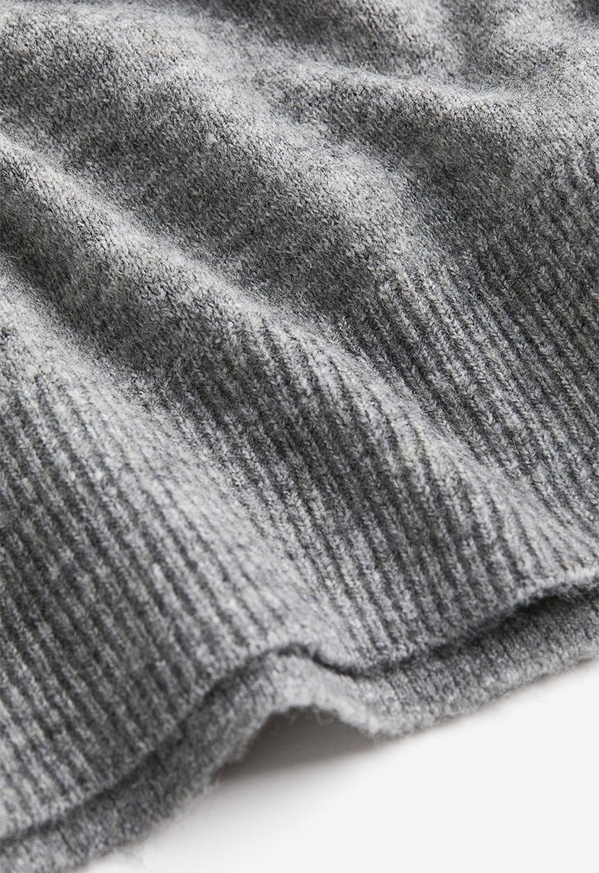 H&M - Fine-knit jumper - grey marl