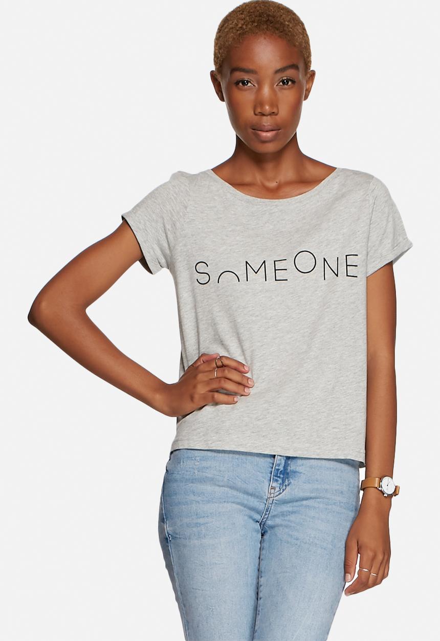Jacqueline de Yong - Katie Cropped Print Tee