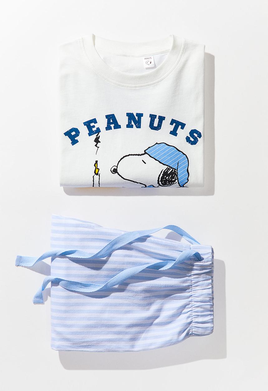 H&M - Printed pyjamas - white snoopy