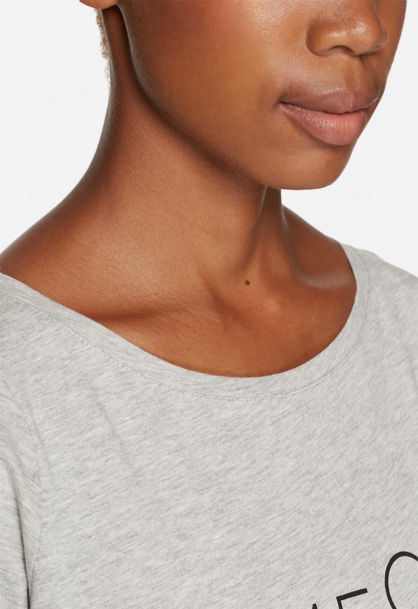 Jacqueline de Yong - Katie Cropped Print Tee