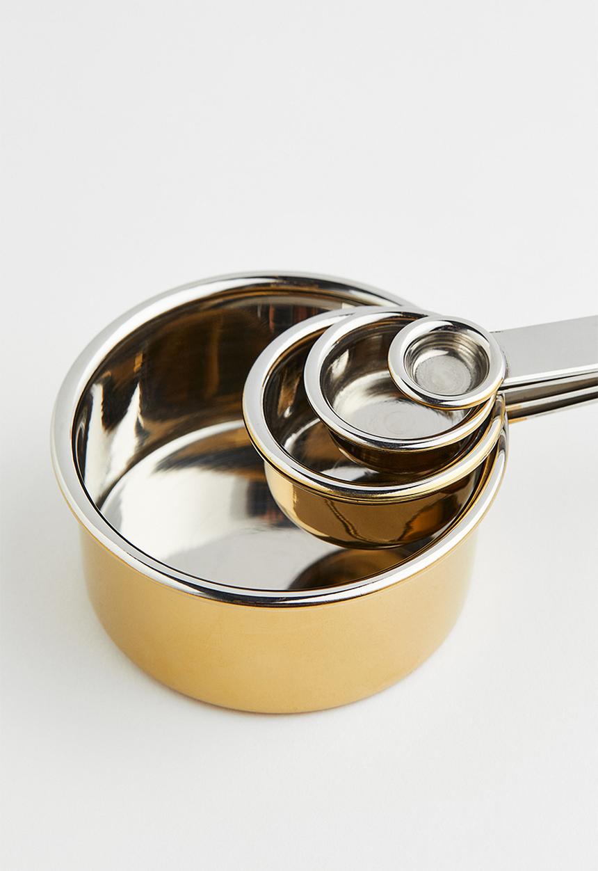 H&M - Metal measuring set - gold