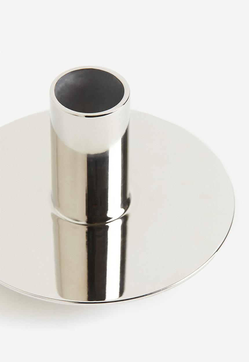H&M - Metal candlestick - silver