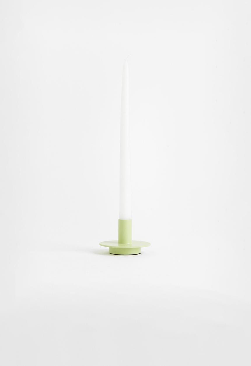 H&M - Metal candlestick - green