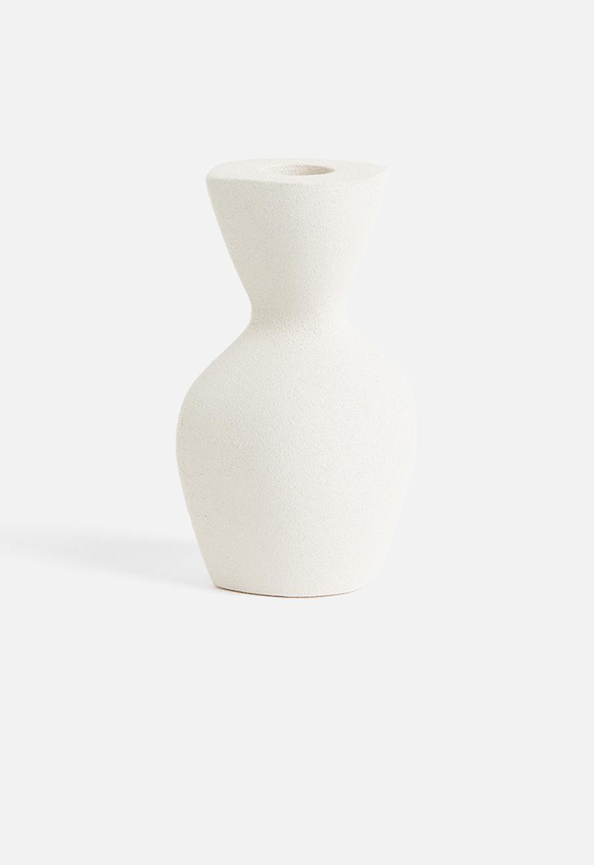 H&M - Metal candlestick - white