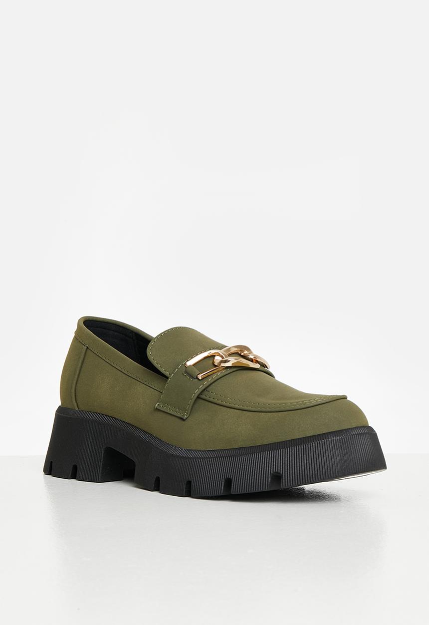 Oxford Street - Chunky loafer - olive