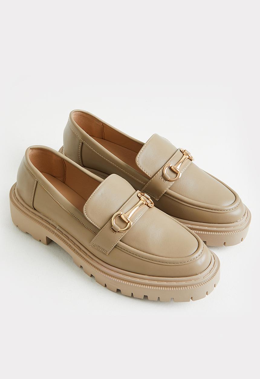 Oxford Street - Classic chunky loafer - taupe