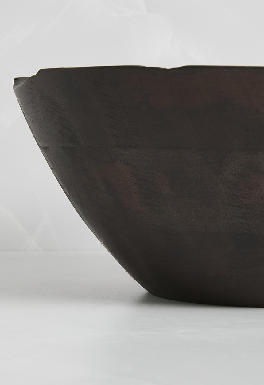 Sixth Floor - Organic Ash Wooden Bowl - brown