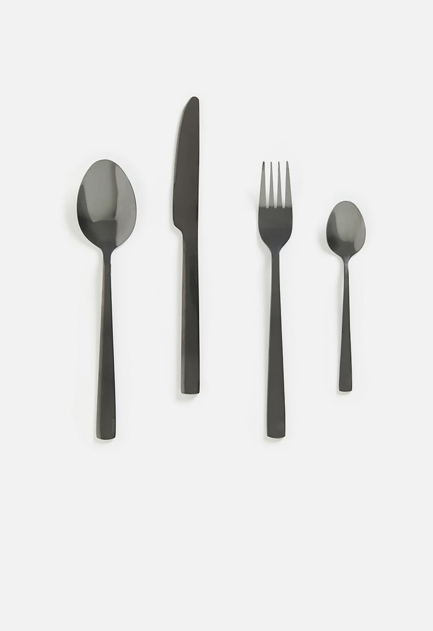 Legend - Legend Premium Cutlery set 16pce - Black