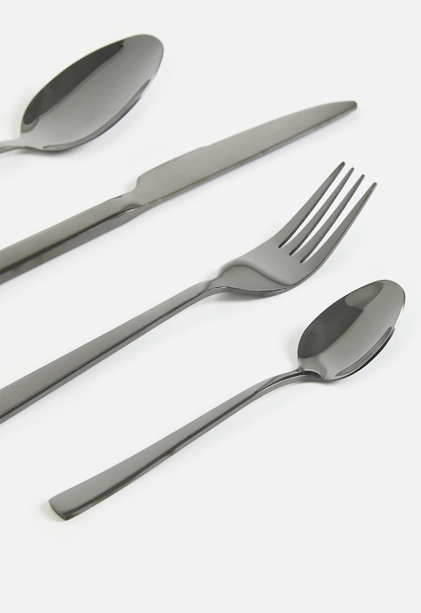 Legend - Legend Premium Cutlery set 16pce - Black