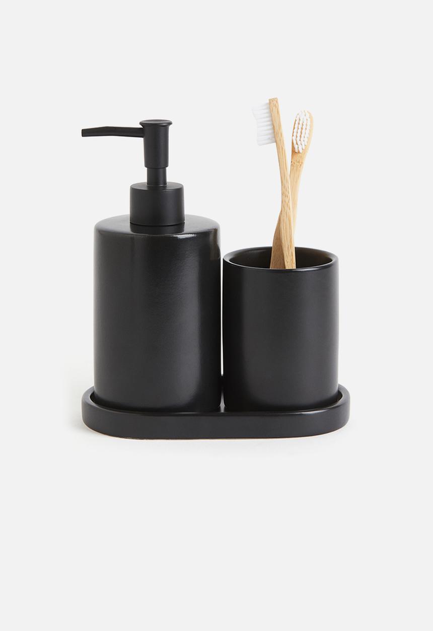 H&M - Stoneware tray - black