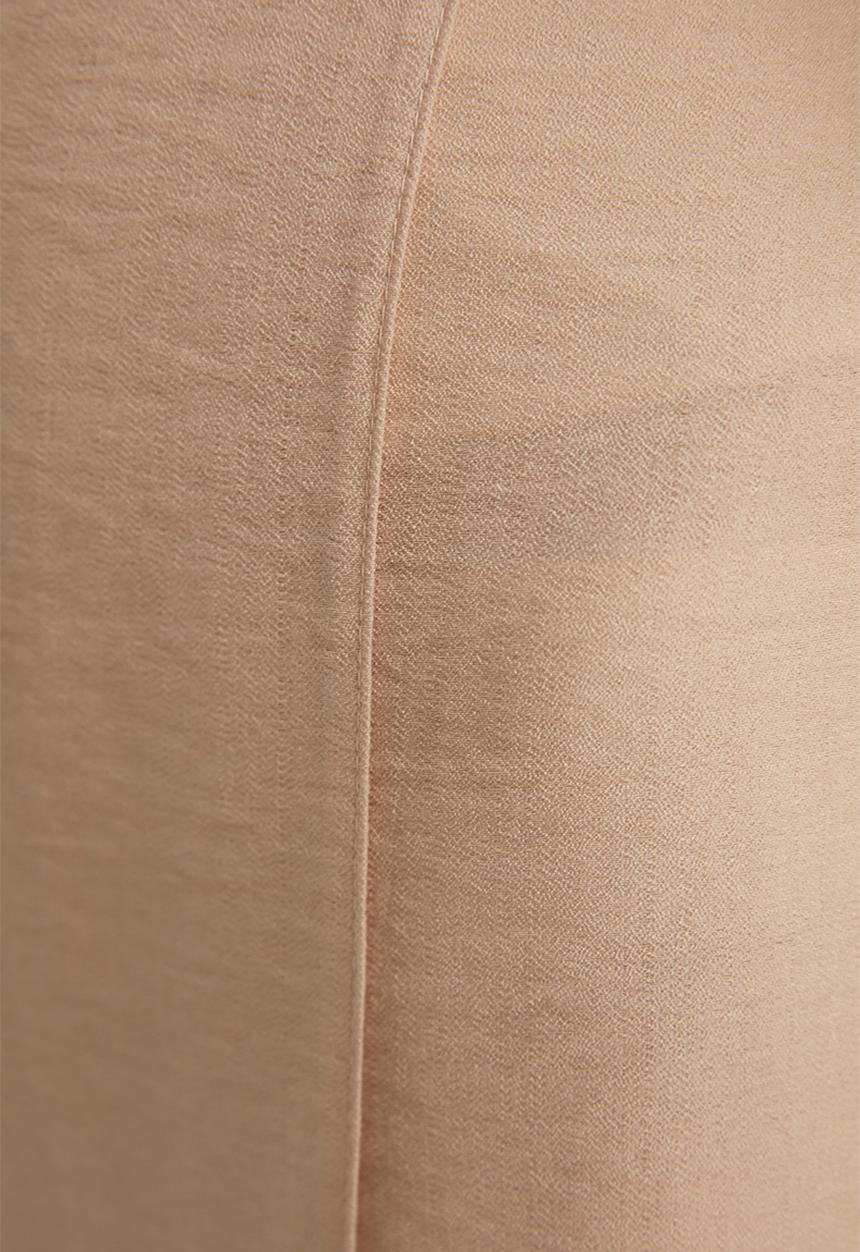 Trendyol - Beige tie detailed woven skirt - beige