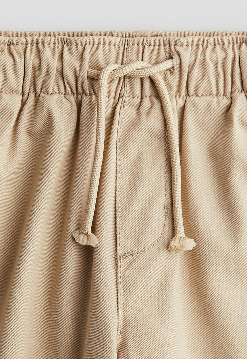 H&M - Twill joggers - beige