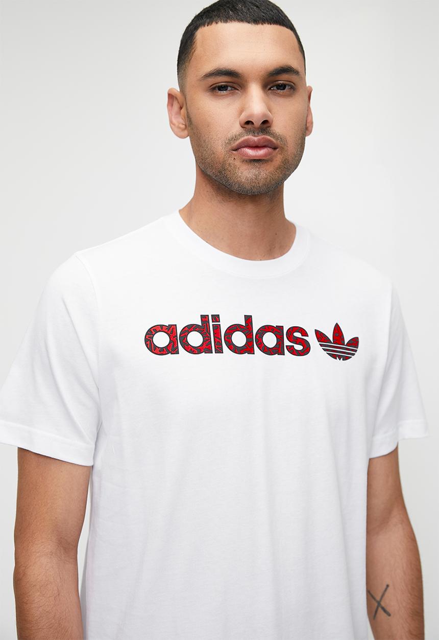 adidas Originals - Predator linear tee m - white