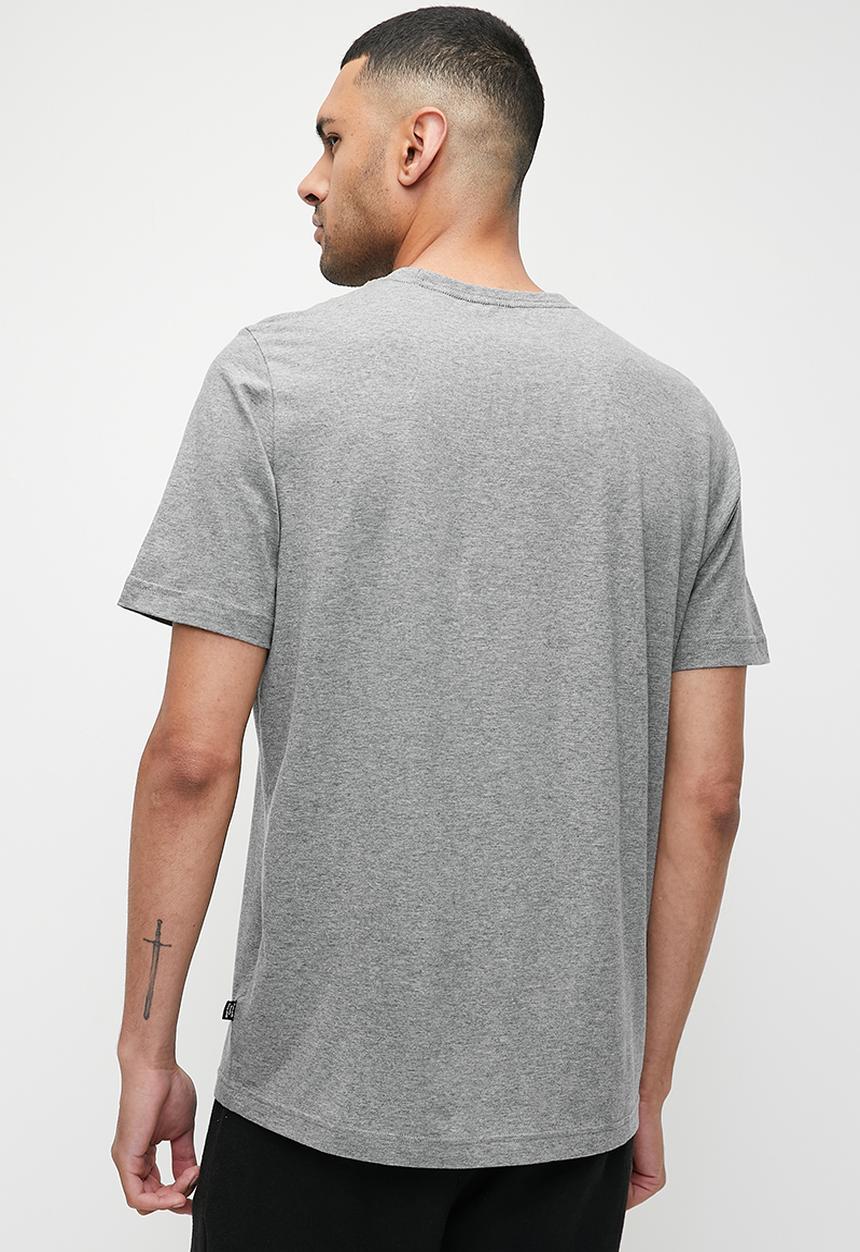 PUMA - ESS+ 2 Col Logo Tee - Gray / Wht Skies