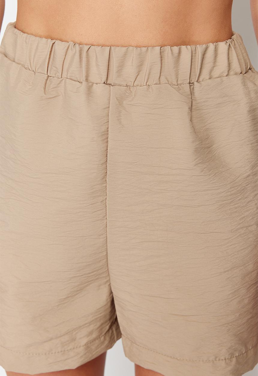 Trendyol - Pocket woven shorts - camel