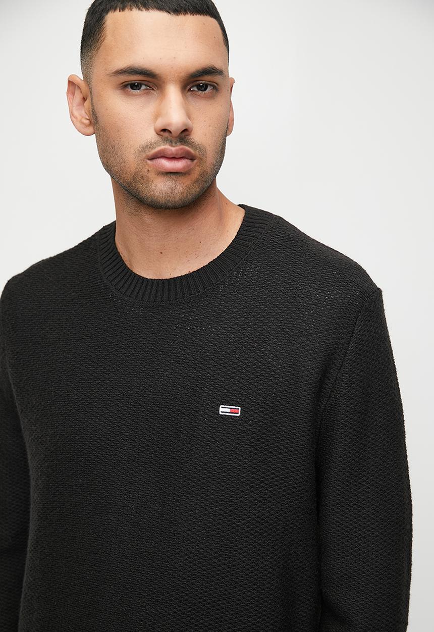 Tommy Hilfiger - Tjm reg structured sweater - Black