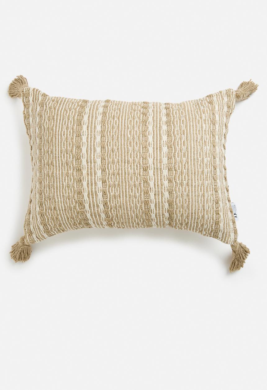 Sixth Floor - Carrie Cotton/Jute Cushion - Natural