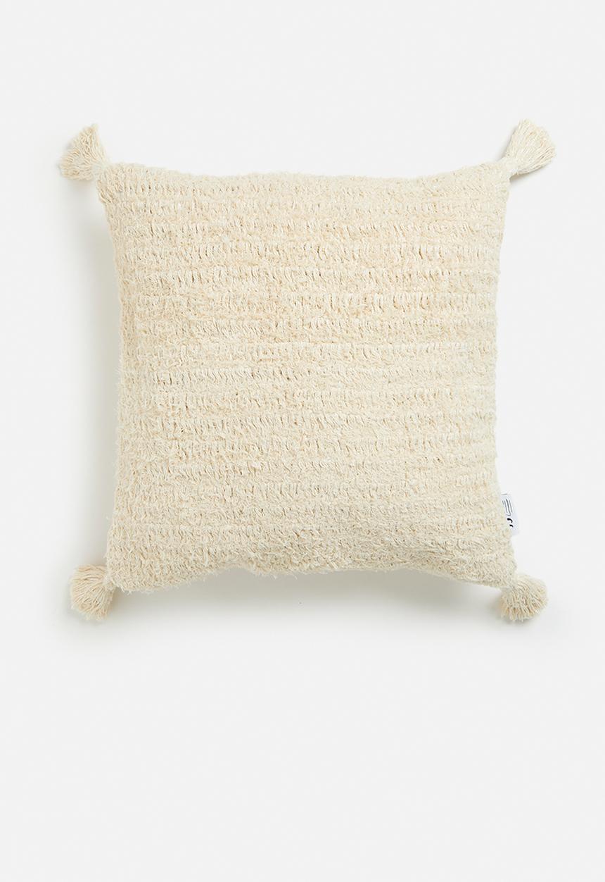 Sixth Floor - Lundo Cotton Cushion- Natural