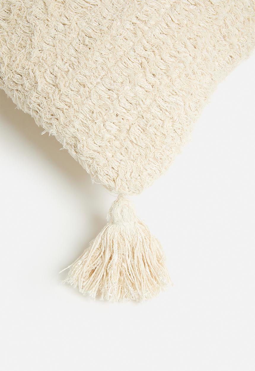 Sixth Floor - Lundo Cotton Cushion- Natural