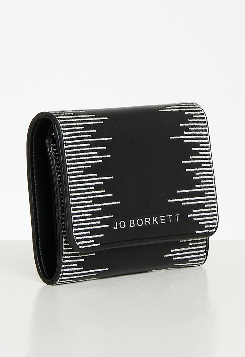 Jo Borkett - Teardrop small purse - black