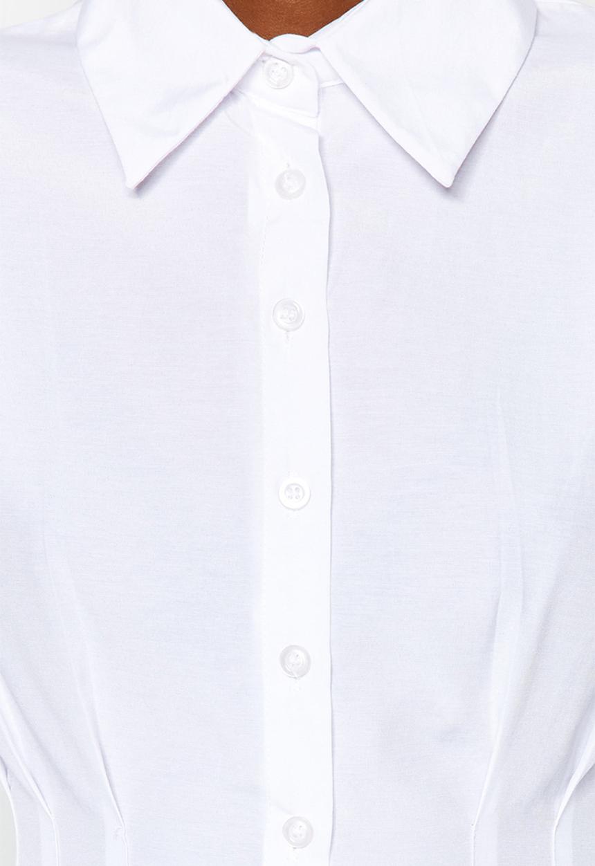 Trendyol - Fitted shirt - ecru