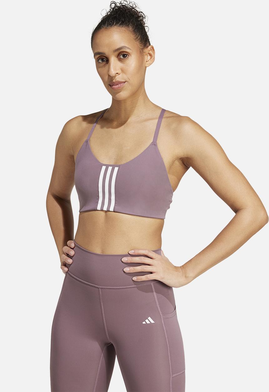 adidas Performance - Aerim ls bra - shadow fig/white