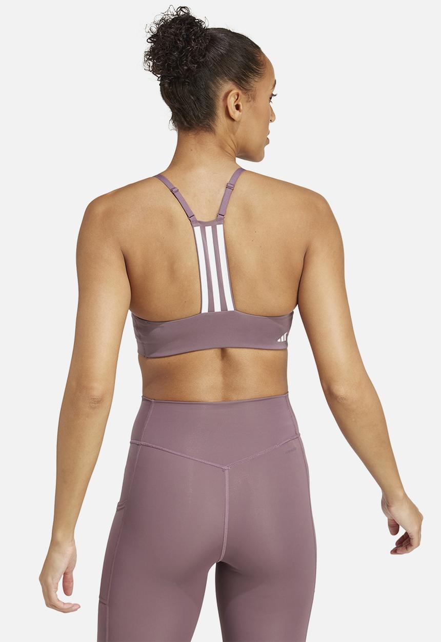 adidas Performance - Aerim ls bra - shadow fig/white