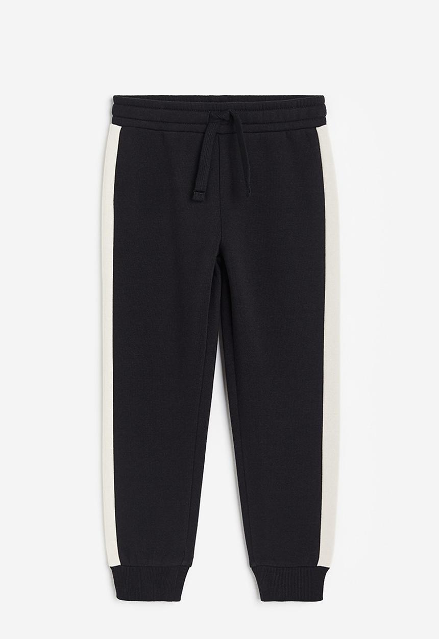 H&M - Printed joggers - black