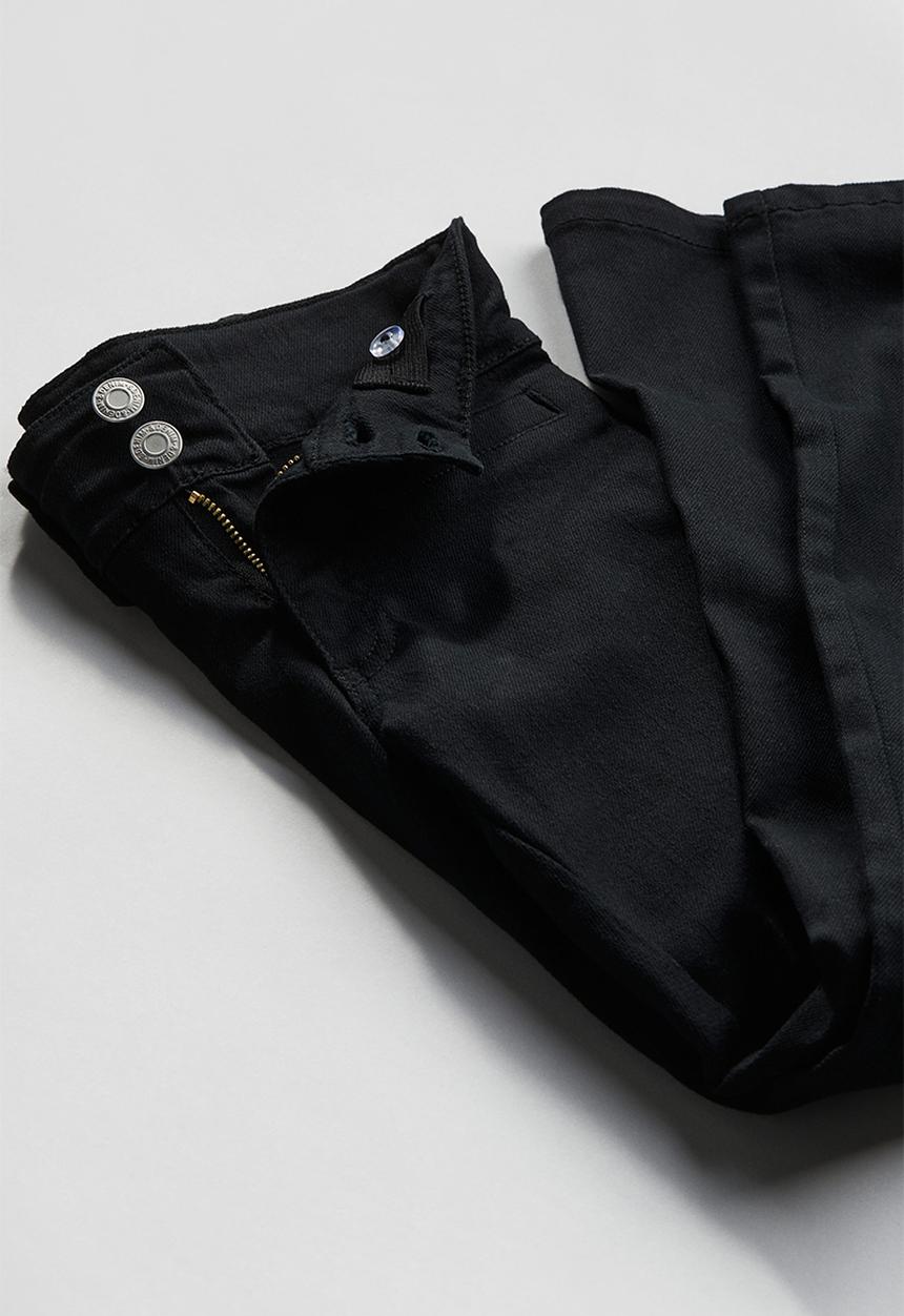 H&M - Bootcut leg twill trousers - black