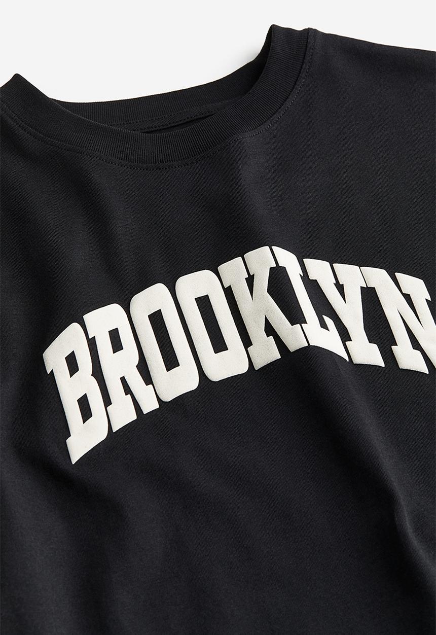 H&M - Cotton jersey t-shirt - black