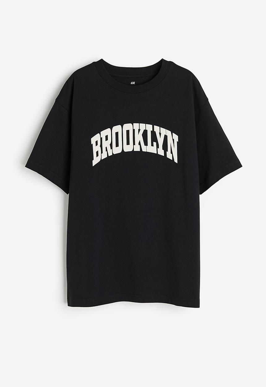 H&M - Cotton jersey t-shirt - black